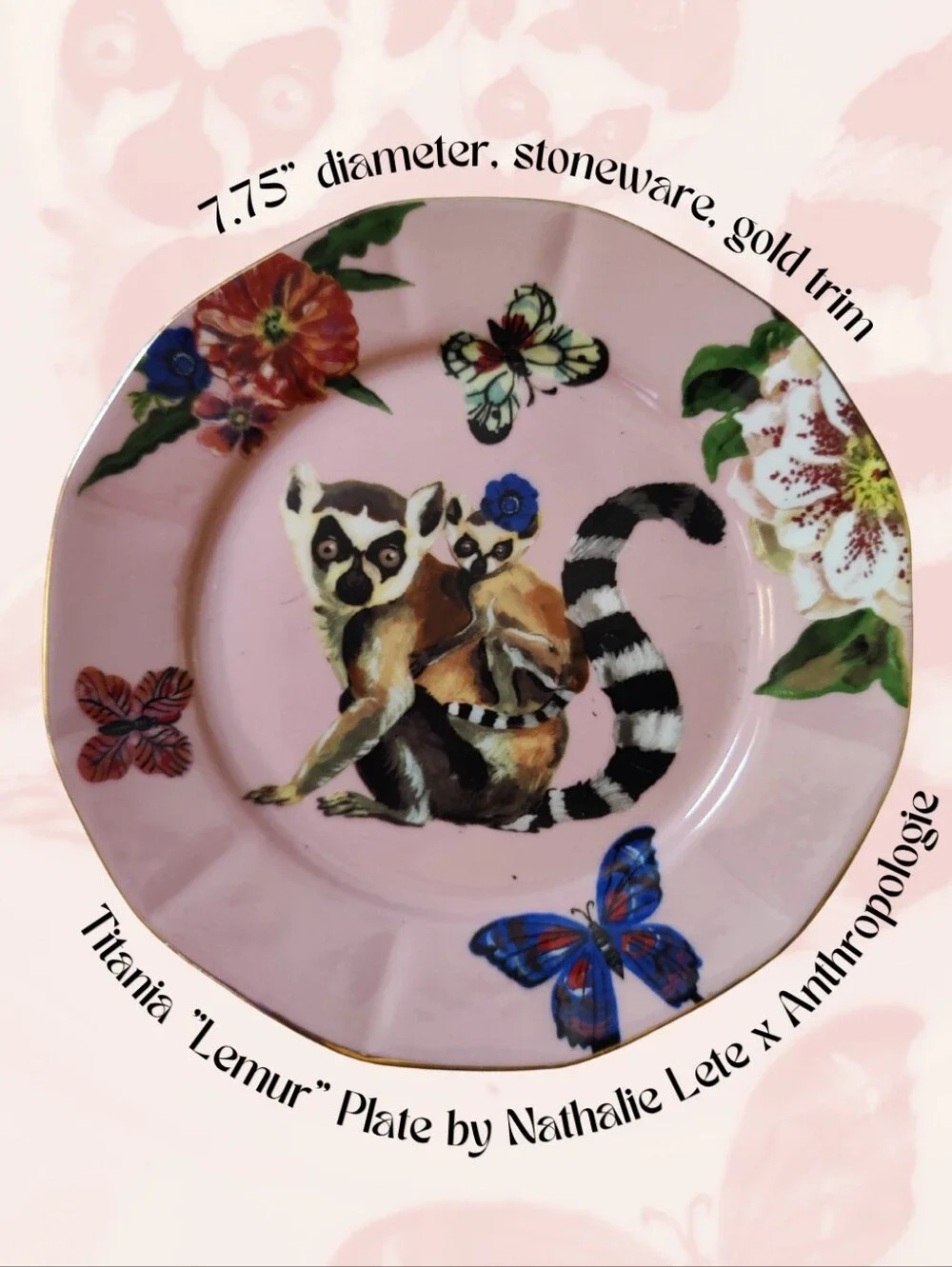 Anthropologie whimsical gold